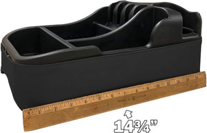 Texas Saddlebags Clutter Catcher(R) Universal Floor Consoles Black (50811) - MEFELE Cln