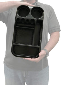 Texas Saddlebags Clutter Catcher(R) Universal Floor Consoles Black (50811) - MEFELE Cln