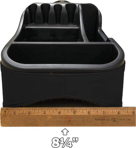Texas Saddlebags Clutter Catcher(R) Universal Floor Consoles Black (50811) - MEFELE Cln