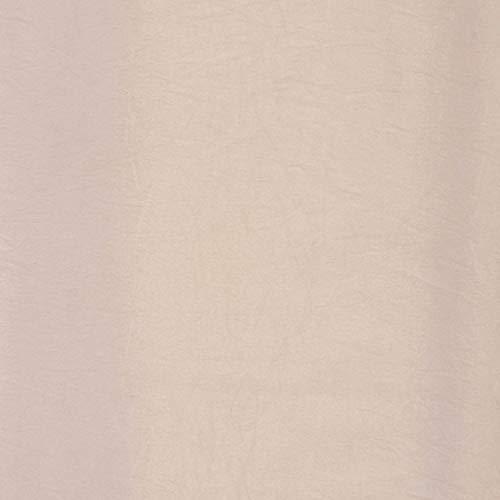 Half Price Drapes PTCH-112-108-RU Ruched Faux Silk Taffeta Curtain, Platinum