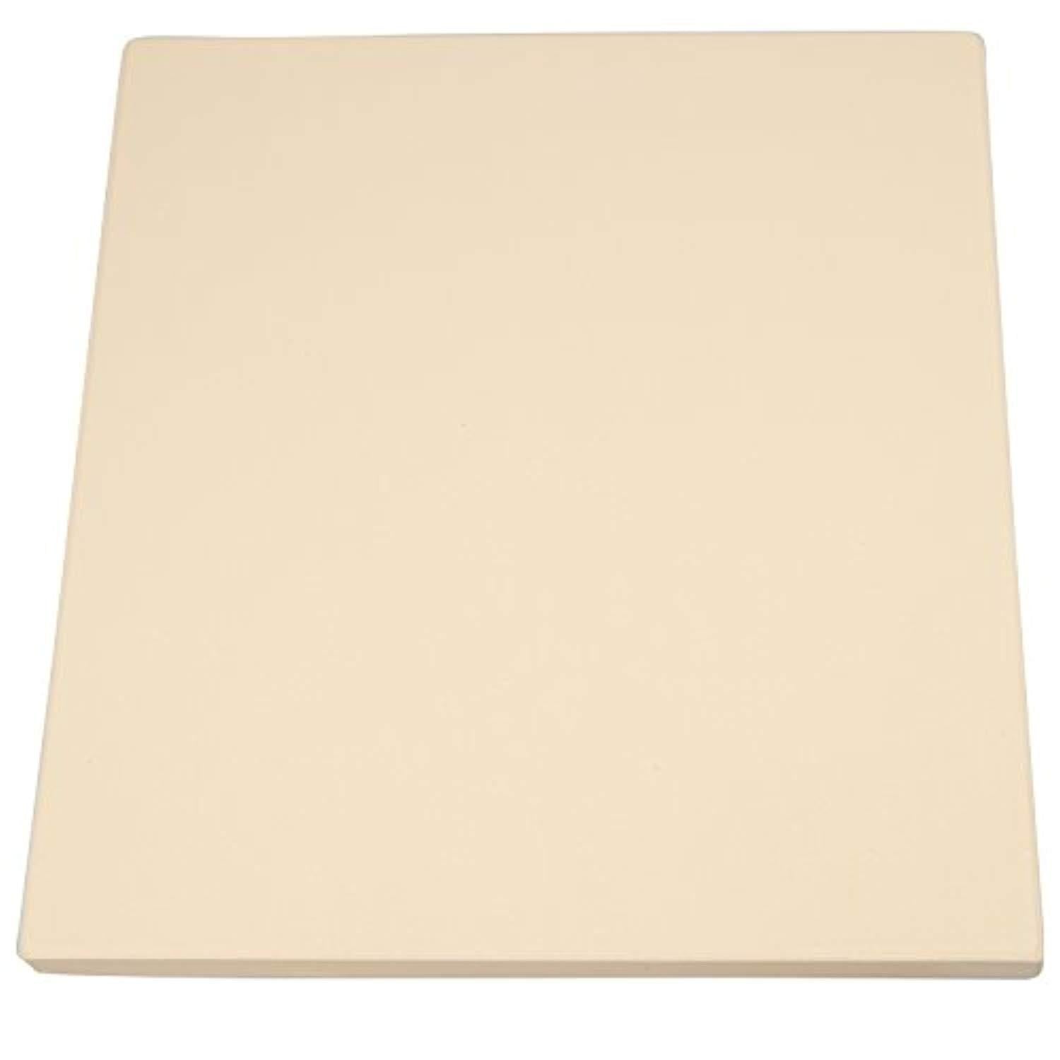 Pizza Stone For Oven, Grill, Bbq Extra Thick Rectangular Pizza Baking Stone Xl 16" x 14" Pan For Perfect Crispy Crust