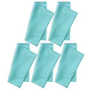Record Cleaning Anti-Static Cloth - 5 Pack Microfiber Towel by Record-Happy Lint Free Vinyl Cleaner for your LP Collection