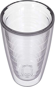 4-pack Insulated 16 Ounce Tumblers - Clear - Sweat Resistant - BPA-Free - Made in USA
