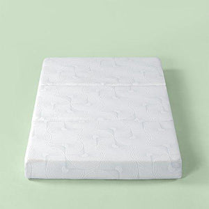 Zinus Gel Memory Foam 5 Inch Tri-Fold Comfort Portable Folding Floor Mat, Twin