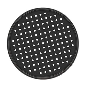 Pizza Pans, 2 Pack Segarty Carbon Steel Perforated Baking Pan with Nonstick Coating, 12 Inch Round Pizza Crisper Tray Tools Bakeware Set Cooking Accessories for Home Restaurant Kitchen