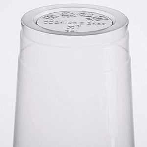 Premium Quality 24 Oz Clear Plastic Cups By Kozypak – Strong, Durable Cups 100-Pcs Set With Lids – Ideal For Coffee, Alcohol, Soda, Water & Other – Suitable For Home & Professional Use