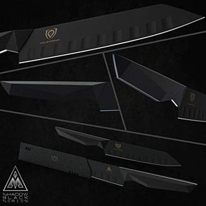 Dalstrong - Shadow Black Series - Black Titanium Nitride Coated German HC Steel - Sheath (7" Santoku)