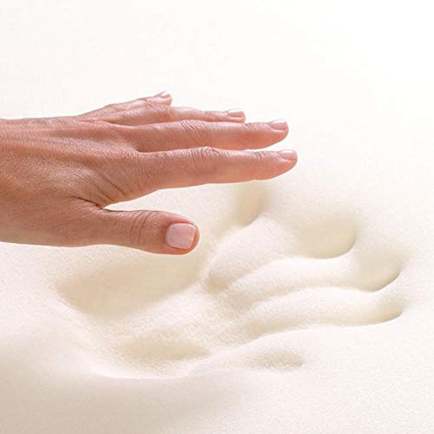 Upholstery Visco Memory Foam Square Sheet- 3.5 lb High Density 2"x20"x20"- Luxury Quality for Sofa, Chair Cushions, Pillows, Doctor Recommended for Backache & Bed Sores by Dream Solutions USA