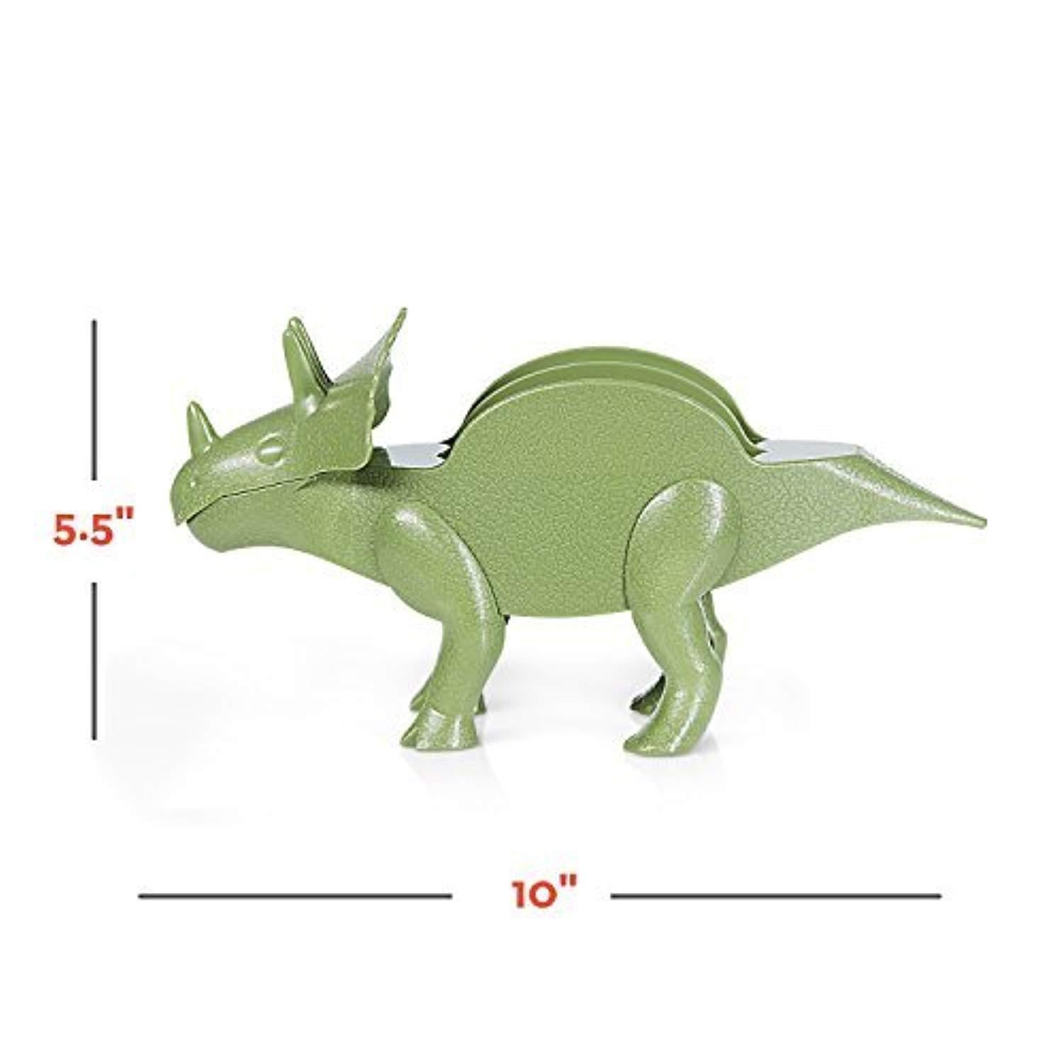 2-Pack Triceratops Taco Holder, Dinosaur Statue Taco Stands Shell Holder, Tricerataco Taco Holder, Dinosaur Taco Holder for Kids Hard Taco Holders for Taco Tuesday Birthday Party & Dino Taco Party by California Home Goods