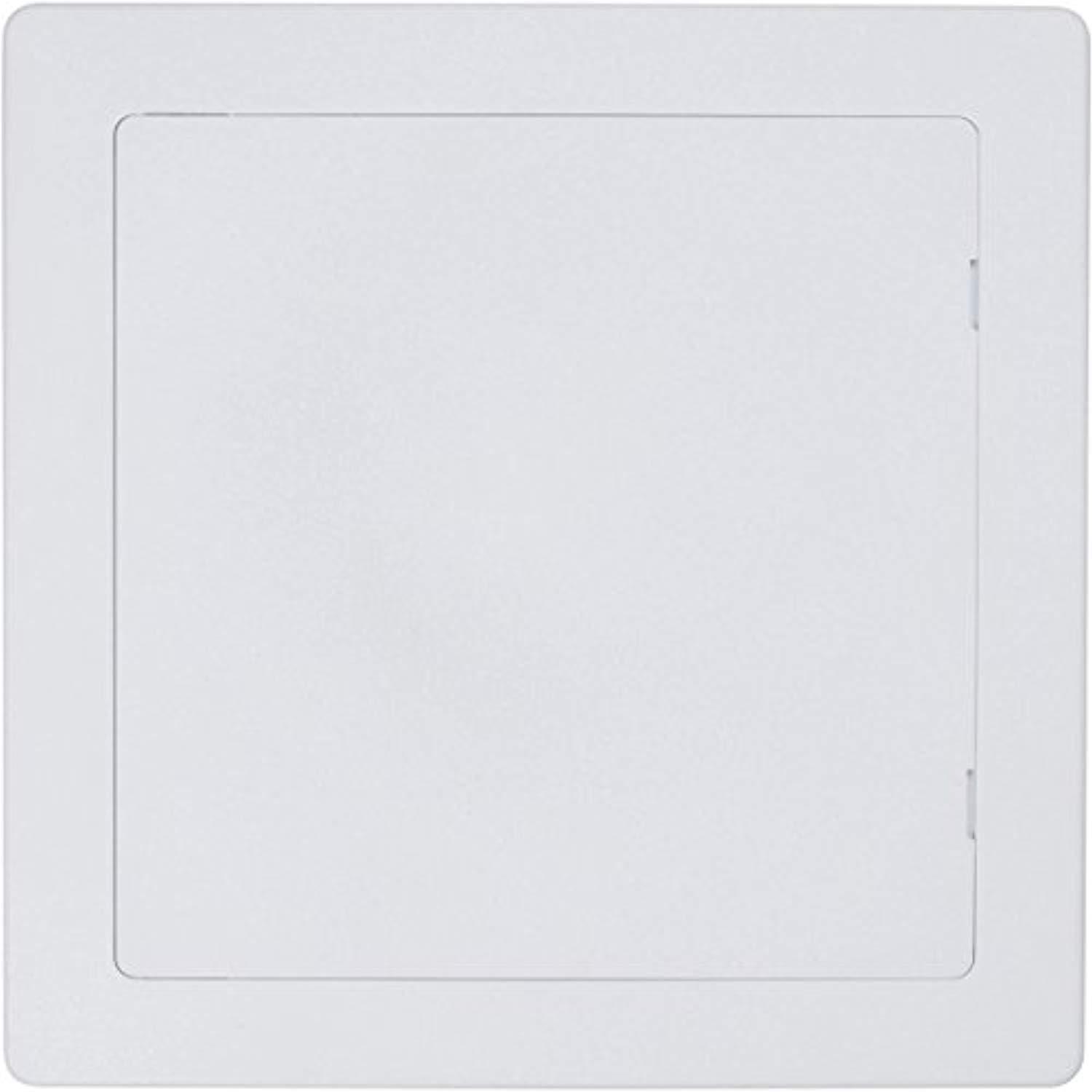 Wallo 10 X 10-Inch Plastic Access Door, Reinforced Hinged Access Panel for Drywall Walls and Ceilings. Perfect for providing service area for Plumbing/Wiring Applications and Electrical Access Panel