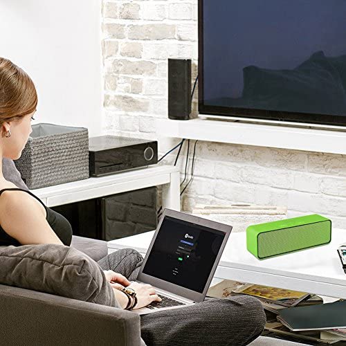 ZoeeTree S3 Wireless Bluetooth Speaker, Outdoor Stereo Subwoofer with HD Sound and Bass, Built-in 10W Dual Driver Speakerphone, Microphone, Handsfree Calling and TF Card Slot