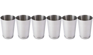 (4 Pack) 30-Ounce Cocktail Mixing Shaker Tin - Silver Glitter, Boston Shaker for Professional Bartenders, Commercial Grade Stainless Steel Bar Cheater Tins
