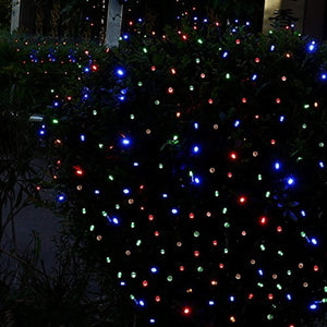 Qedertek 200 LED Christmas Solar/Battery Powered String Lights (Multicolor), 1PACK