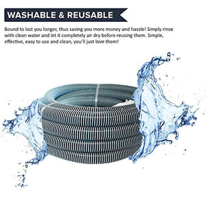 Think Crucial Replacement Vacuum Cleaner Hose Parts Compatible with All Pool VAC Hoses - 1/2" x 40' Heavy Duty Swimming Pool Vacuum Hose - Pair with Part 33440 and Manual Vacuum Heads - Bulk, 1 Pack
