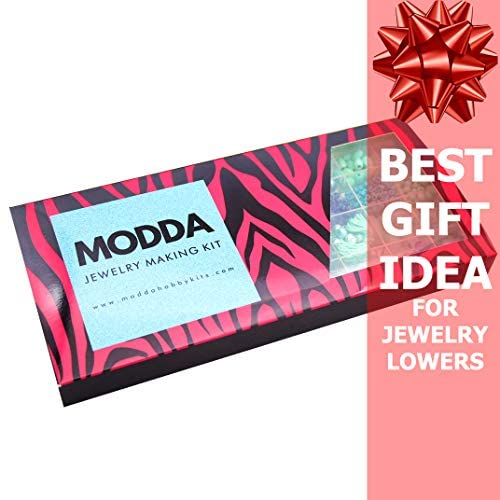 MODDA Jewelry Making Supplies - Jewelry Making Kits for Adults, Teens,  Girls, Beginners, Women - Includes Instructions, Tools, Beads, Charms for  Necklace, Earring, Bracelet Making Kit - Turquoise Set : : Toys