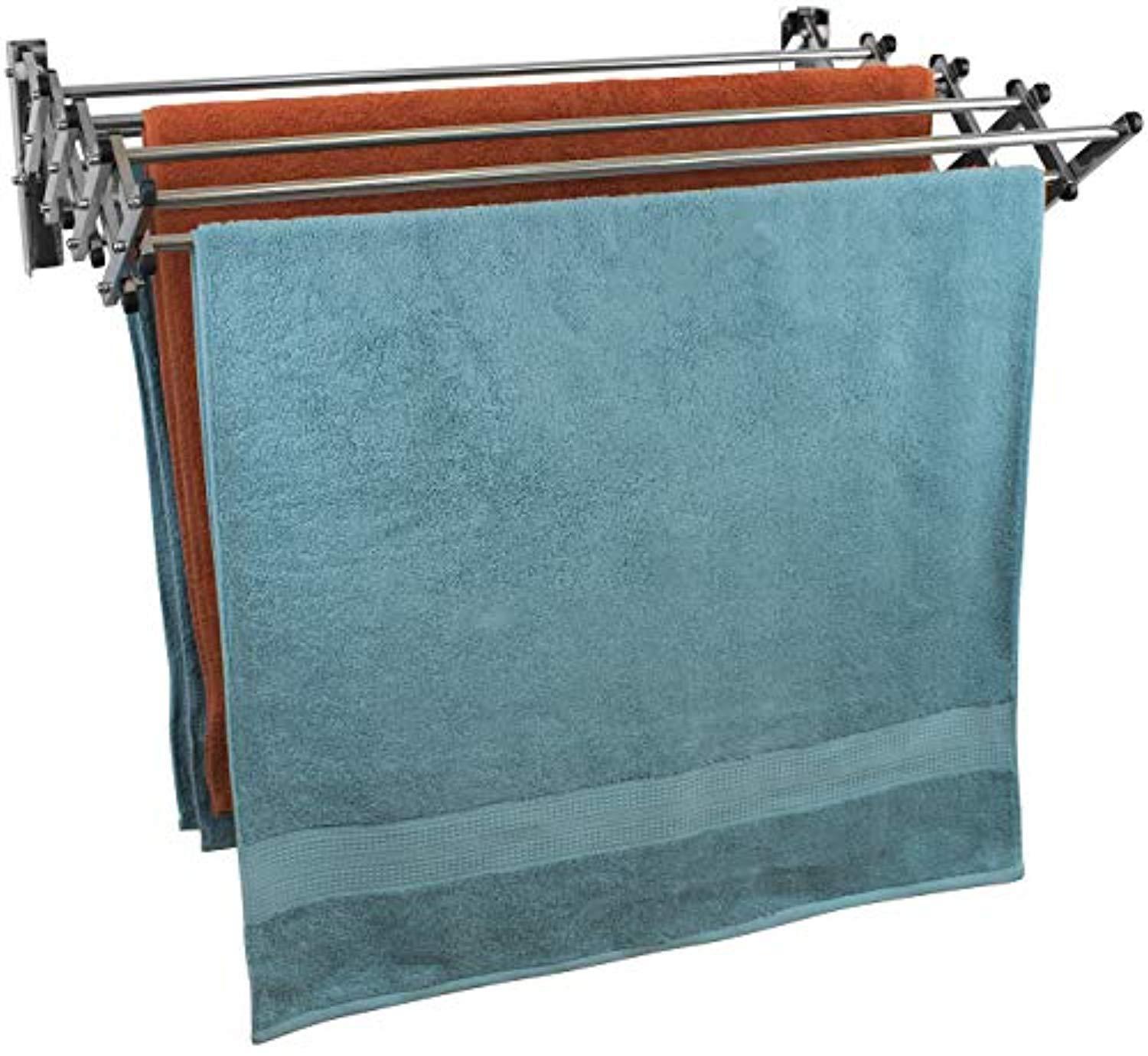 Pool Drying Racks Sorbus Clothes Drying Rack, Wall Mounted Space-Saver, 8 Bar Racks Grea ...