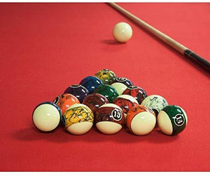 GSE Games & Sports Expert 2 1/4-Inch Professional Regulation Size Marble Swirl Style Billiards Pool Ball Complete Set