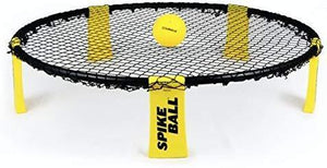 Spikeball Game Set - Played Outdoors, Indoors, Lawn, Yard, Beach, Tailgate, Park - Includes 1 Ball, Drawstring Bag, and Rule Book - Game for Boys, Girls, Teens, Adults, Family