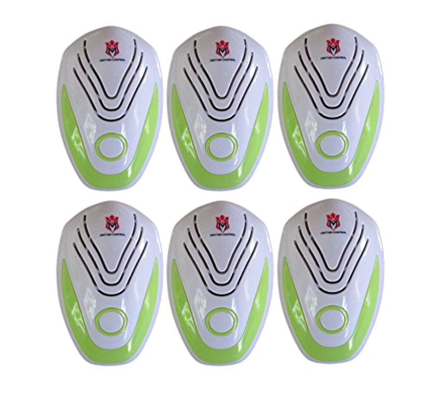 A1 Critter Control Ultrasonic Pest Repeller 6-Pack Green