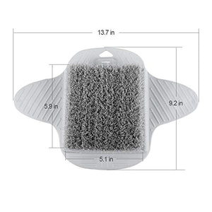 Shower Foot Scrubber Bath Brush, Free Hanging Hooks, Foot Brush Bristles Deep Clean, Hard Dead Rough Dry Skin Callus Exfoliate Stimulate Feet Cleaner Scrub Massager Spa...
