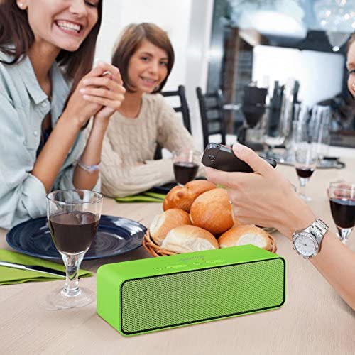 ZoeeTree S3 Wireless Bluetooth Speaker, Outdoor Stereo Subwoofer with HD Sound and Bass, Built-in 10W Dual Driver Speakerphone, Microphone, Handsfree Calling and TF Card Slot