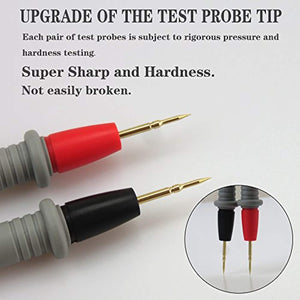 1000V 20A Ultra-sharp Multimeter Meter Tester Needle Point 35″ / 90 cm Gold-plated Test Probe Lead