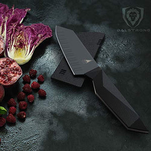 Dalstrong - Shadow Black Series - Black Titanium Nitride Coated German HC Steel - Sheath (7" Santoku)