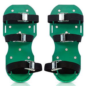 Premium Lawn Aerator Shoes - Heavy Duty 2” Spiked Sandals for Aerating Your Lawn or Yard - Revive Your Lawn Roots with Lawn Aerator Shoes - Comes with a Weed Pulling Tool