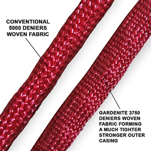 Heavy Duty 50ft Expanding Garden Water Hose - Triple Strength Outer Fabric - Flexible & Expandable - Won't Twist & Kink - Brass Fittings by Gardenite