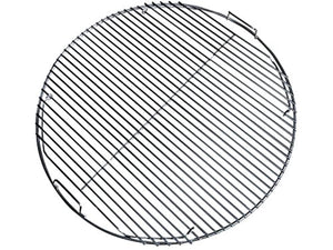 Kettle Kommander 22.5 Inch 304 Stainless Steel 4.5 mm Hinged Grilling/Cooking Replacement Grate - for use in 22" Weber Charcoal Grills - Stronger Design