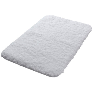 Lifewit Bath Mat White Bathroom Rug Soft Shag Water Absorbent Non-Slip Rubber, 20" x 32"
