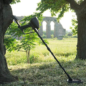NHI Classic Metal Detector With Pinpointer - All Terrain Waterproof Search Coil Detects All Metal - Digging Tool & Beginners Guide Book Included - Lightweight Metal Detectors for Adults & Kids