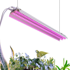 Monios-L 4FT LED Grow Light Full Spectrum 60W T5 High Output Integrated Fixture with Reflector Combo for Indoor Plants