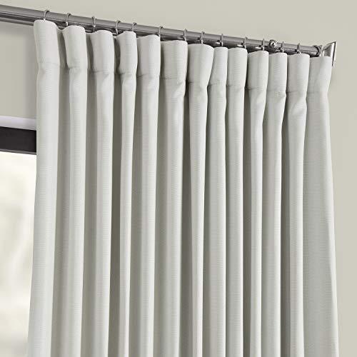 HPD Half Price Drapes BOCH-LN1857-84-DW Faux Linen Extra Wide Blackout Room Darkening Curtain, 100 X 84, Oatmeal