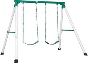 Backyard Discovery Mini Brutus Heavy Duty Metal A-Frame Swing Set