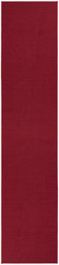 Ottomanson Ottohome Collection Runner Rug, 2'7" x 10', Red