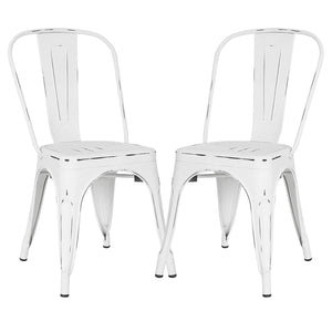 POLY & BARK EM-112-BLK-X4 Trattoria Side Chair in Black (Set of 4)