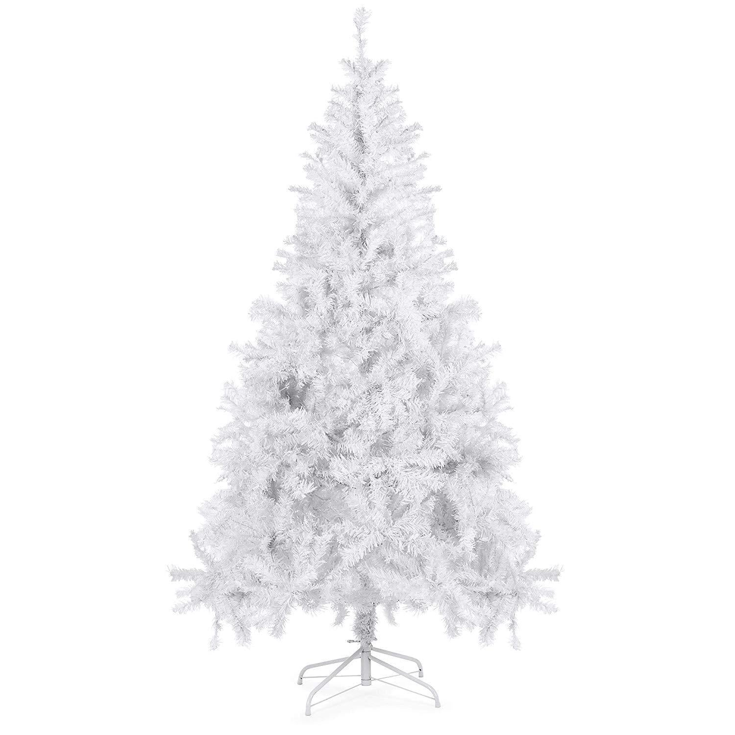 Best Choice Products 6ft Premium Hinged Artificial Christmas Pine Tree w/ Easy Assembly, Solid Metal Legs, 1000 Tips – Green