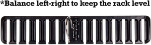 Tenby Living Black Belt Rack, Organizer, Hanger, Holder - Stylish Belt Rack, Sturdy ABS Plastic