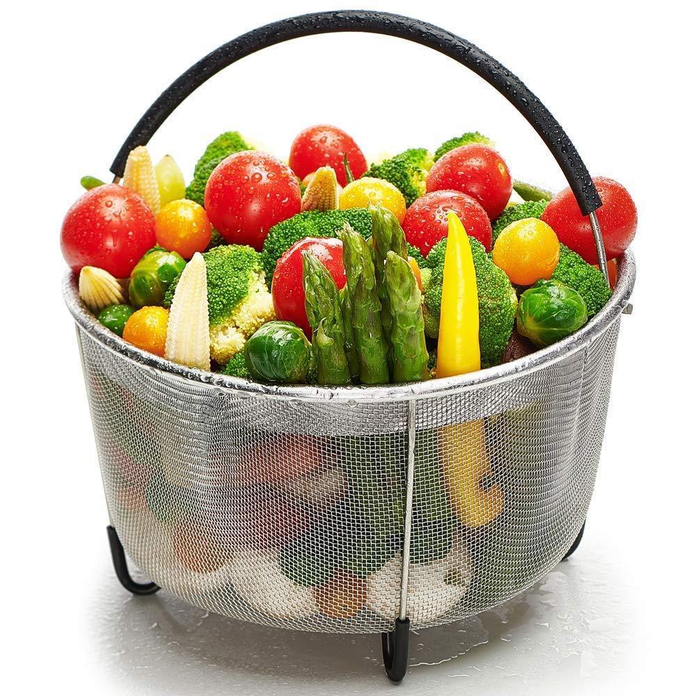 Steamer Basket for Instant Pot, Vegetable Steamer Basket Stainless Steel  Steamer Basket Insert for Pots (3qt)