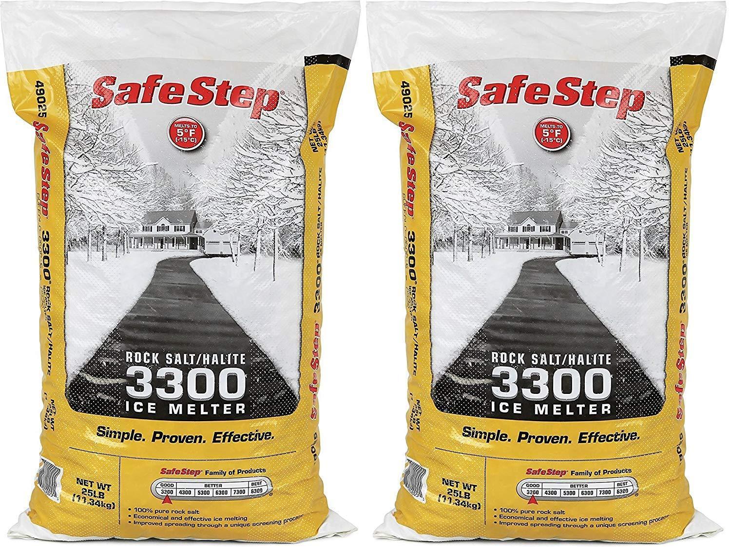 Safe Step 50 lb. 3300 Rock Salt Ice Melter