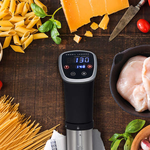 Emeril Lagasse Everyday Sous Vide Cooker, Thermal Immersion Circulator, Sous Vide Machine for Accurate Temperature Control w/ 5 Emeril Recipe Cards, Perfect for Poultry, Seafood, Eggs, More