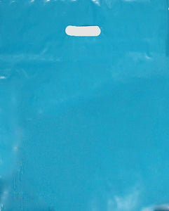 100 Extra Durable 2.5mil 12x15 Clear Merchandise bags Die Cut Handle-Semi-Glossy finish-Anti-Stretch. For Retail store plastic bags, Party favors, Handouts and more by Best Choice (Clear)